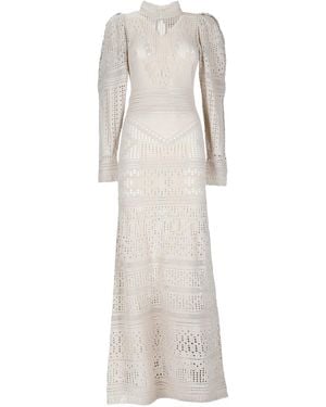 Isabel Marant Crochet "Dione" Dress - White