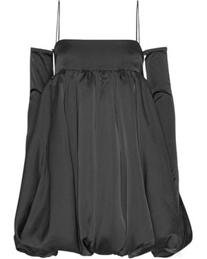 ROTATE BIRGER CHRISTENSEN Rotate Birger Christensen Mini "Bubble" Dress - Black