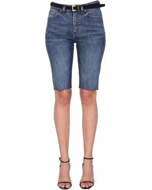 Saint Laurent Bermuda Skinny Fit - Blu