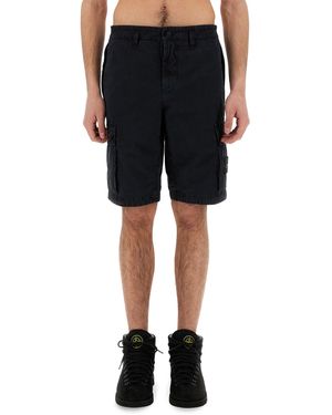 Stone Island Bermuda Cargo - Nero