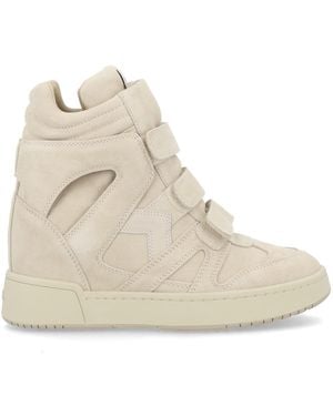 Isabel Marant Trainer "Im3" Con Zeppa - Natural