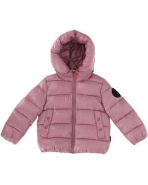 Save The Duck Giubbotto Con Cappuccio - Pink