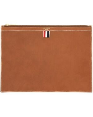Thom Browne Medium Document Holder - Brown