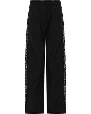 MSGM Pantalone Dritto Con Dettagli - Black