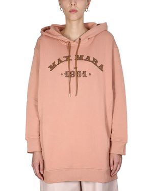 Max Mara Cotton Adito Sweatshirt - Pink