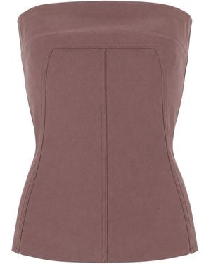 Rick Owens Top Bustier - Purple