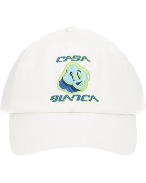 CASABLANCA Cotton Hat - White