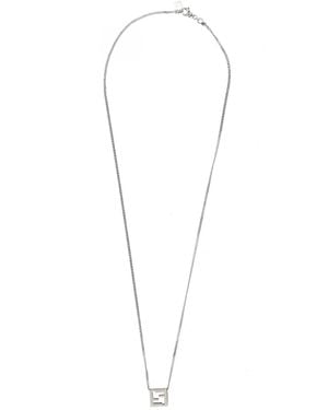 Fendi Collana Ff - White