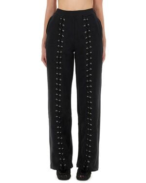 ROTATE BIRGER CHRISTENSEN Sports Trousers With Laces - Black