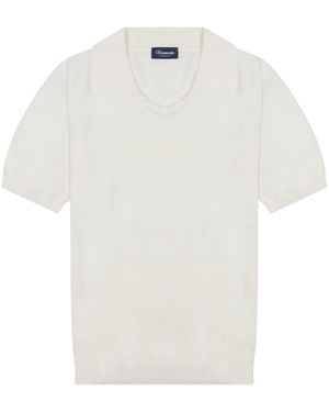 Drumohr Cotton Polo - White