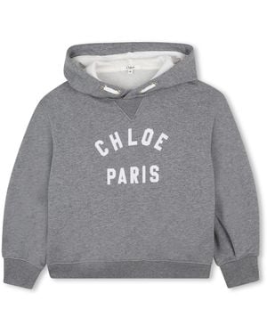 Chloé Sweatshirt With Logo - Grey