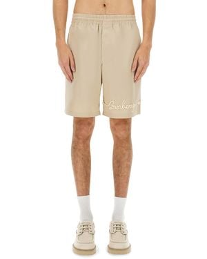 Burberry Elasticated Shorts - Natural