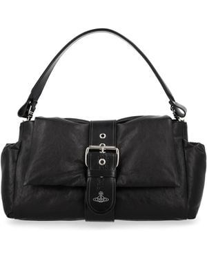 Vivienne Westwood Borsa "Hazel Xl Treasure" Con Cintura - Black