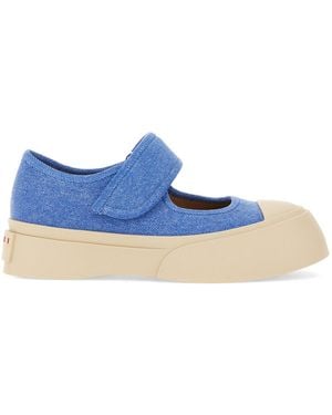 Marni Sneaker Mary Jane - Blu