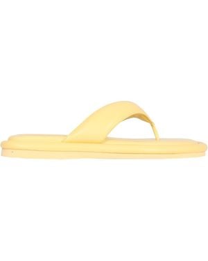 Gia Borghini Gia 5 Puffy Flat Sandals - Yellow