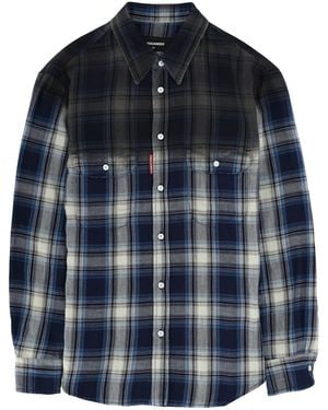 DSquared² Cotton Shirt - Blue