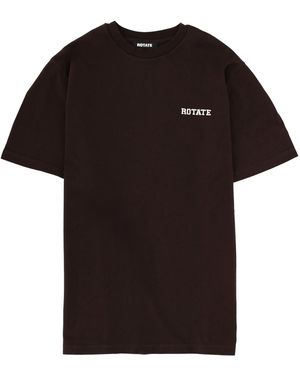 ROTATE BIRGER CHRISTENSEN Tshirt With Logo - Black