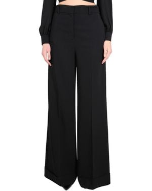 Moschino High-Waist Wide-Leg Trousers - Black