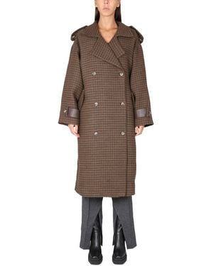 The Mannei Shamali Oversize Coat - Brown
