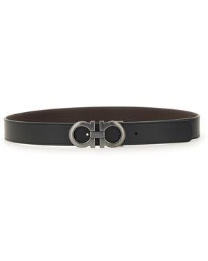 Ferragamo Cintura Reversibile Gancini - Multicolor