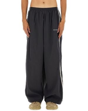 Balenciaga 50/50 Tracksuit Trousers - Black