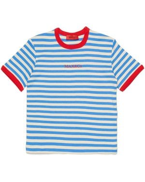 MAX&Co. T-Shirt With Logo - Blue