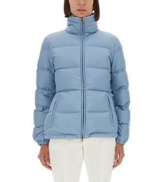 Moncler Short Down Jacket "Dourbe" - Blue
