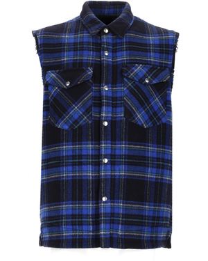 Department 5 Camicia Gilet - Blue