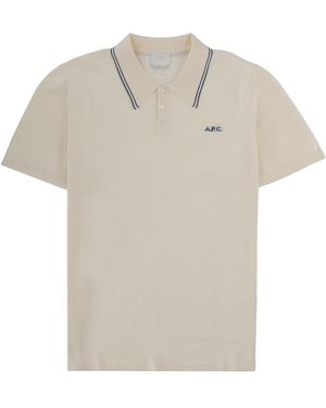A.P.C. Shirt Collar Polo - White