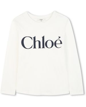 Chloé T-Shirt With Logo - White
