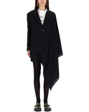 Moschino Asymmetrical Blazer - Black