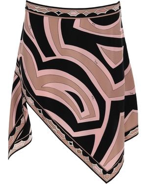 PUCCI Minigonna Asimmetrica - Black