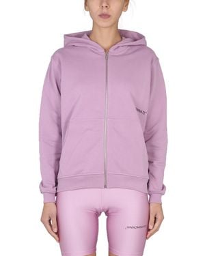 hinnominate Sweatshirt With Logo - Purple