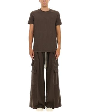 Rick Owens "Level T" T-Shirt - Brown