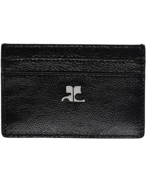 Courreges Porta Carte "Napplack" - Black
