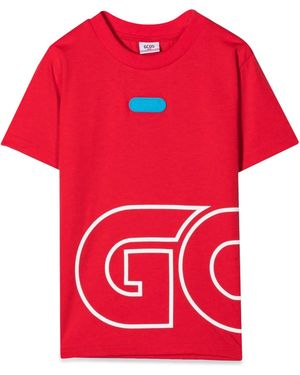 Gcds Jersey T-Shirt Boy - Rosso