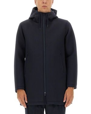 Herno "In Scuba" Long Parka - Blue