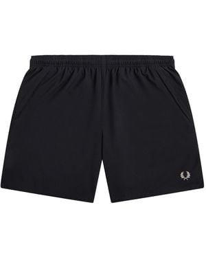 Fred Perry Bermuda With Logo - Black