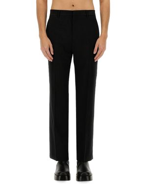 Ami Paris Straight Fit Pants - Black