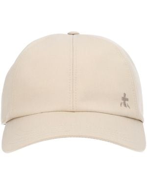 Premiata Logo Solid Baseball Hat - Natural