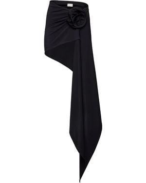 Magda Butrym Swim Asymmetrical Skirt - Black
