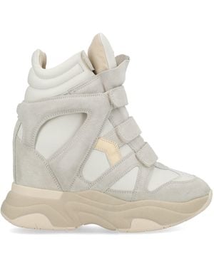 Isabel Marant Trainer "Balskee" Con Zeppa - Natural