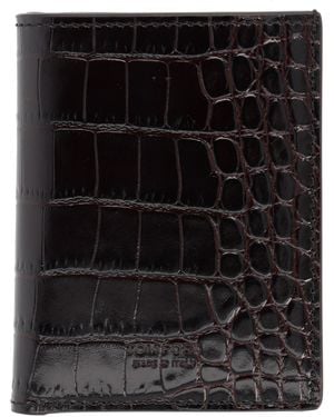 Tom Ford Leather Wallet - Black