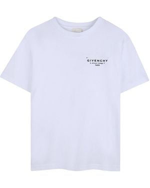 Givenchy T-Shirt Con Stampa Sul Retro - White