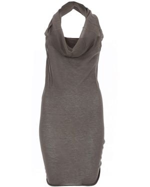 Rick Owens Sunburn Halter Top - Grey