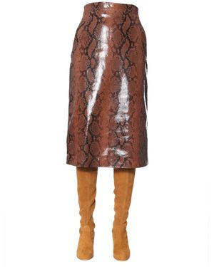 DSquared² Gonna Con Stampa Python - Marrone