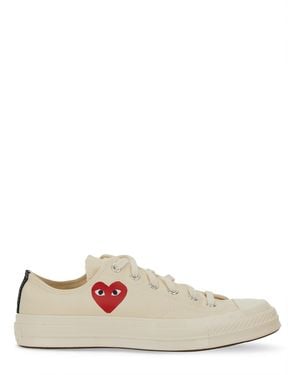 COMME DES GARÇONS PLAY "Chuck Taylor 70" Trainer - White