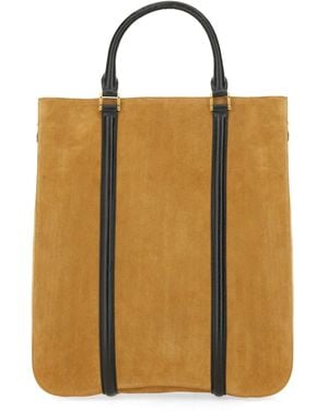 Ami Paris "Paris Paris North South" Tote Bag - Natural