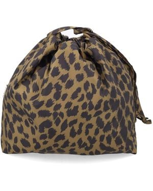 Aspesi Leopard Print Bag - Multicolour
