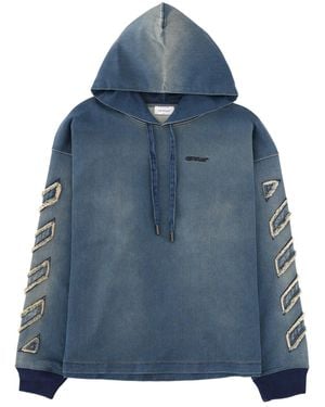 Off-White c/o Virgil Abloh Felpa - Blue